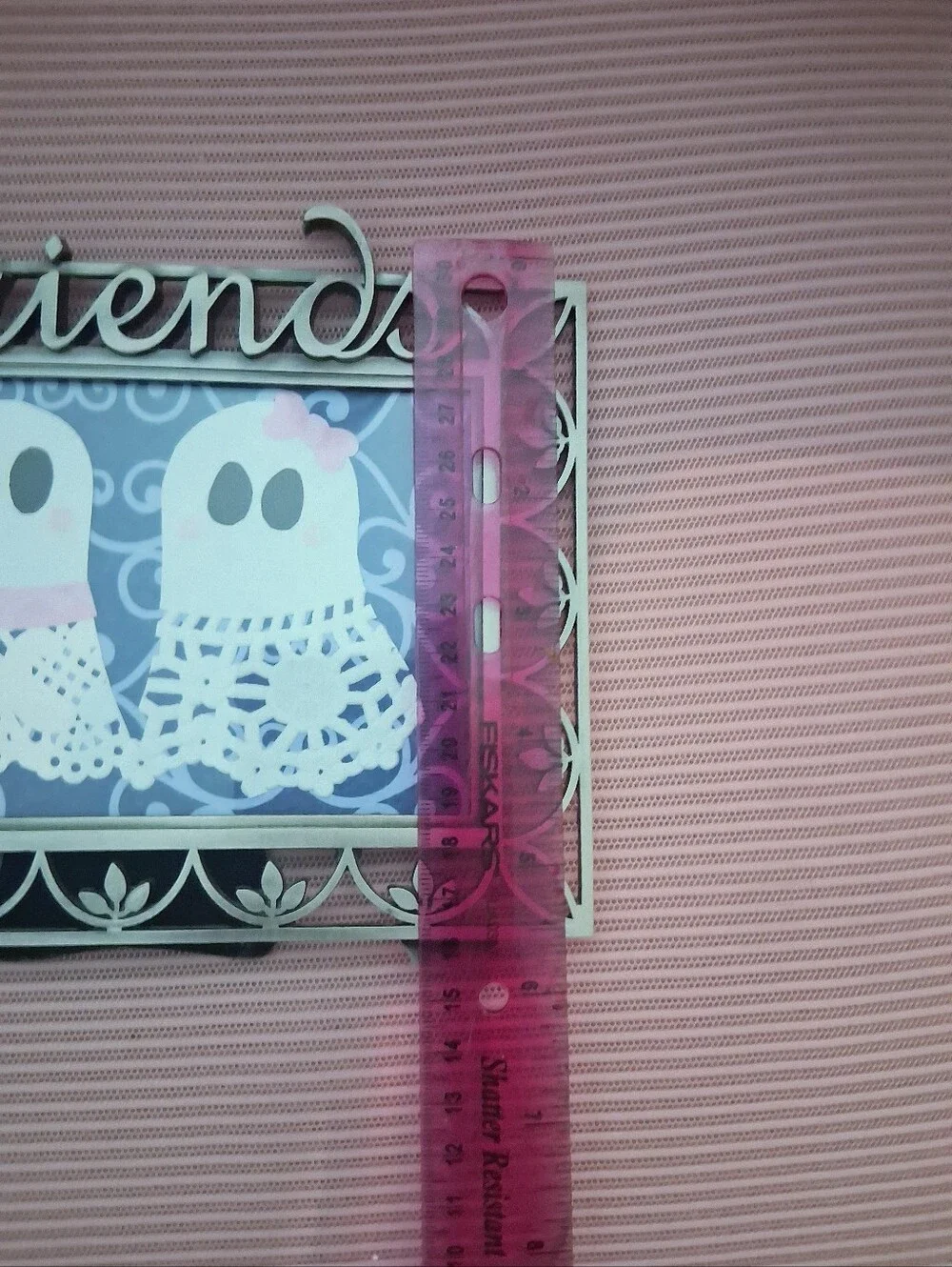 Summerween GHOUL FRIENDS Dainty Doily Paper Portrait Cute Halloween Spirits